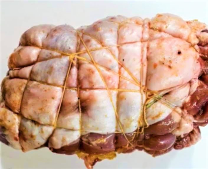 Stuffed Turkey with Golden Apples