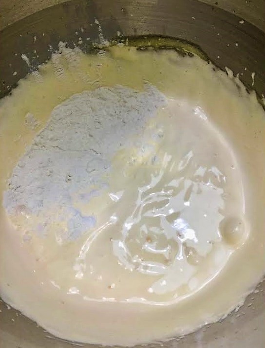 eggs and flour