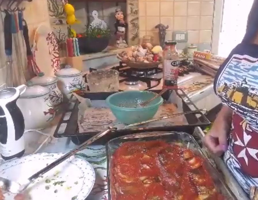 Swordfish Parmigiana from the Strait of Messina