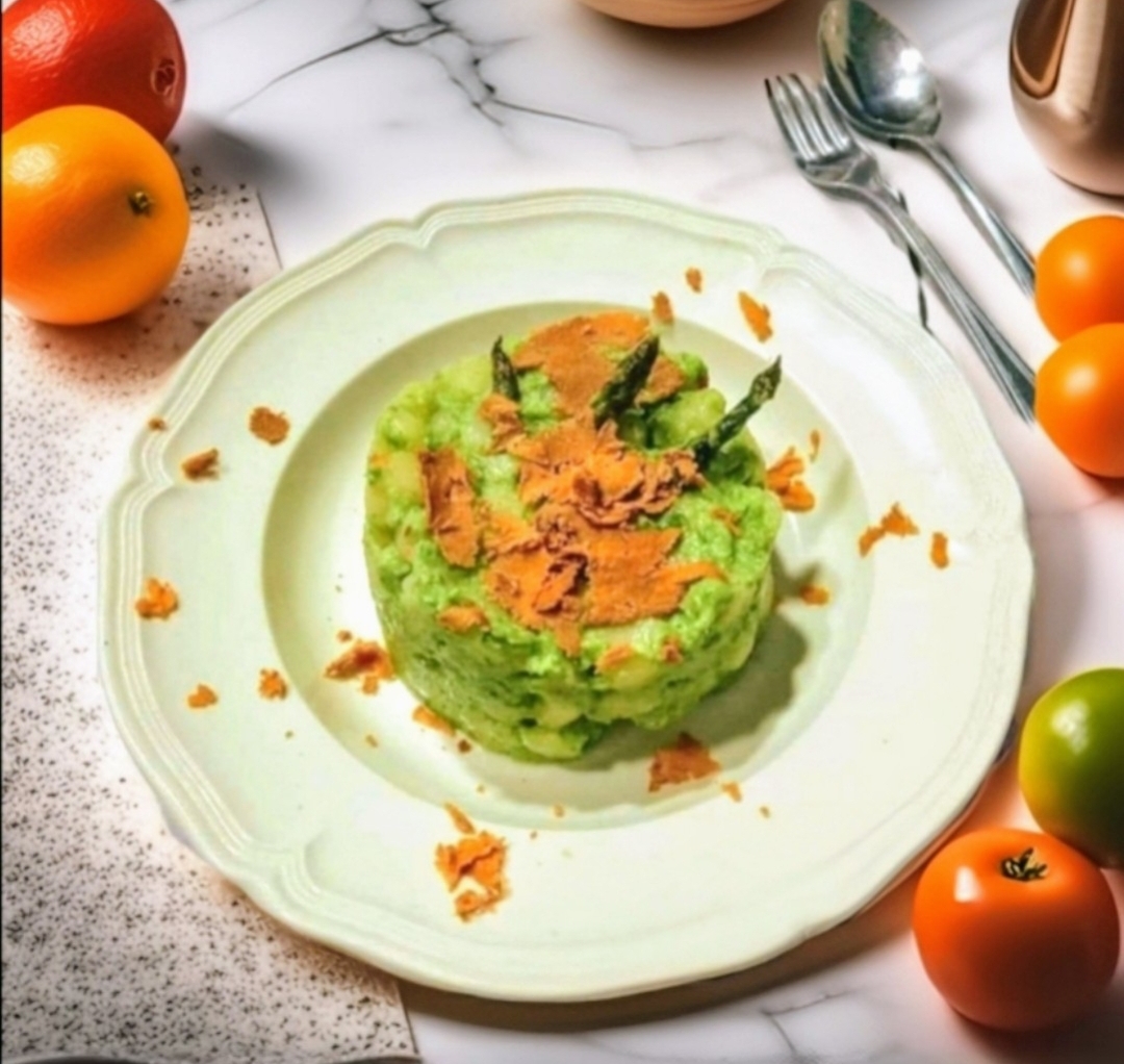 Gnocchetti with Asparagus Cream and Bottarga