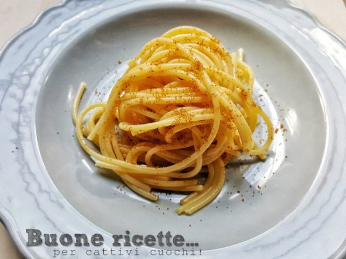 Spaghetti with bottarga