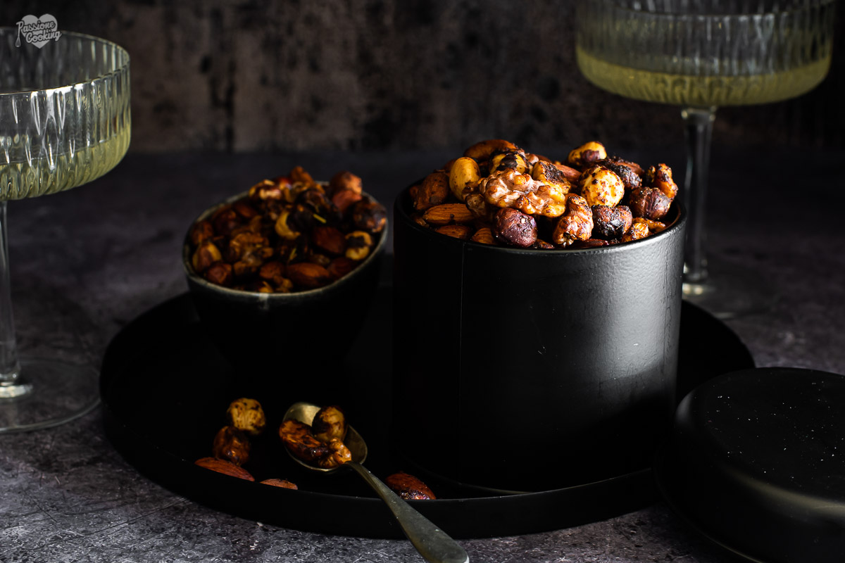 Salted Almonds and Walnuts
