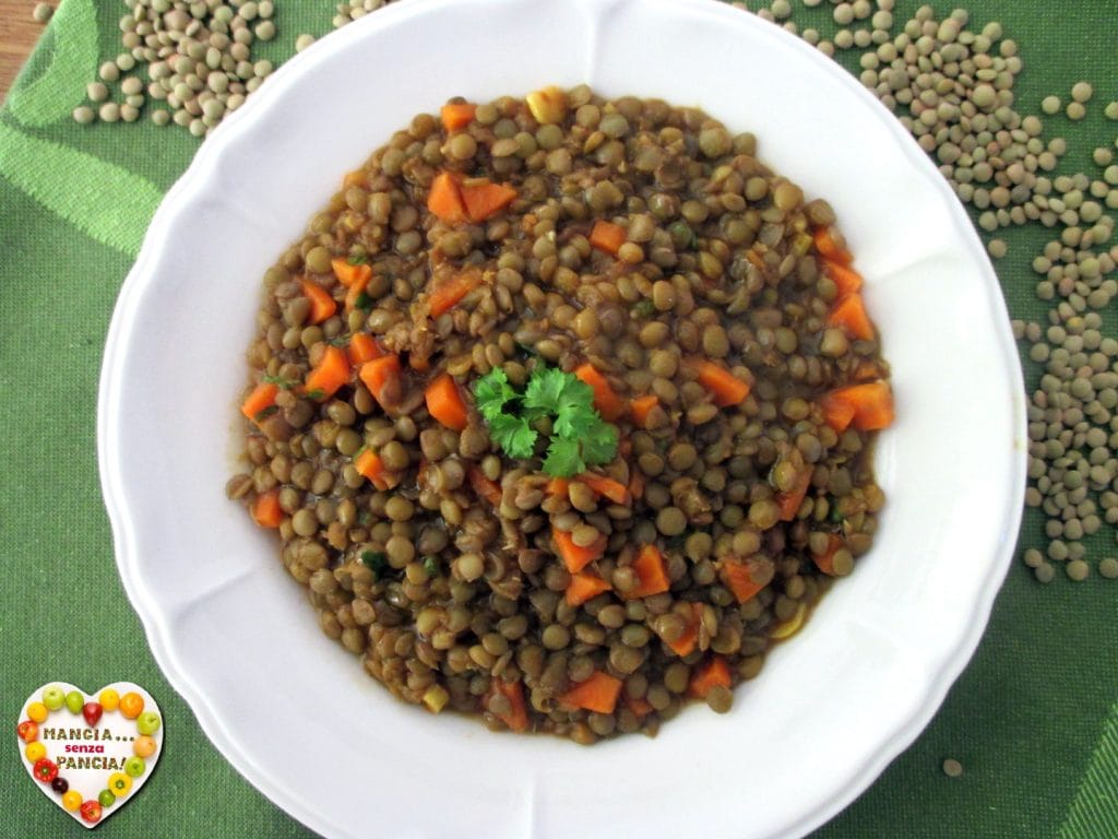 Spicy Stewed Lentils, Mangia senza Pancia
