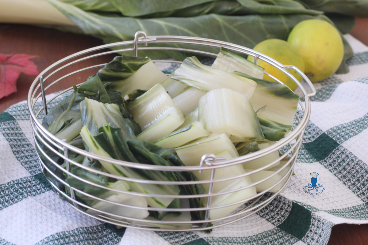 Steamed Swiss Chard in Pressure Cooker or Multicooker