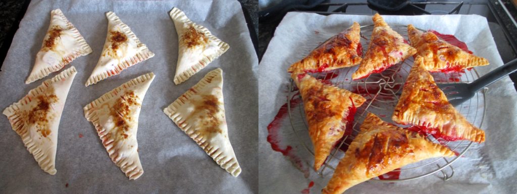 Strawberry Turnovers. Eat without Belly