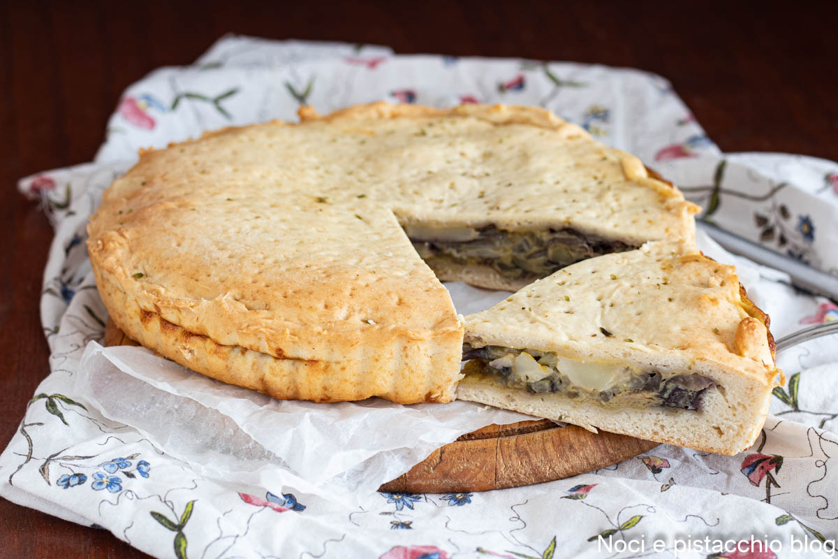 Stuffed Pizza with Radicchio and Fennel