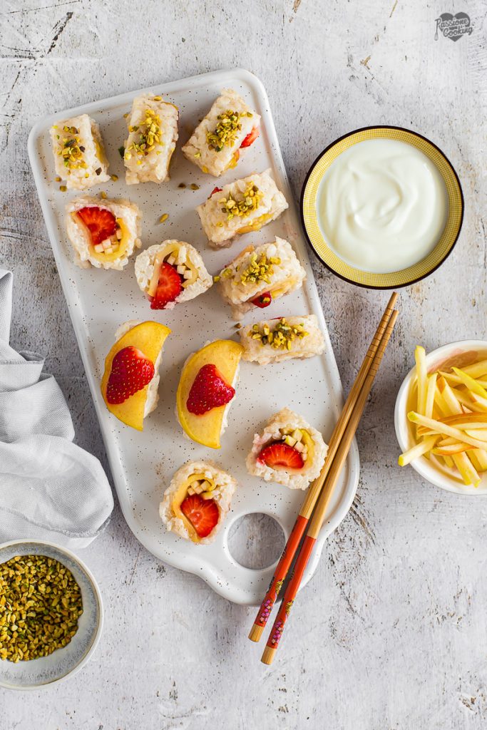 Sweet Sushi with Apples