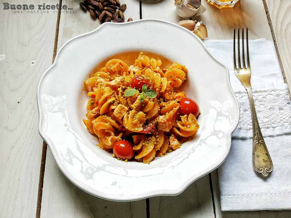 Swordfish and Cherry Tomato Pasta