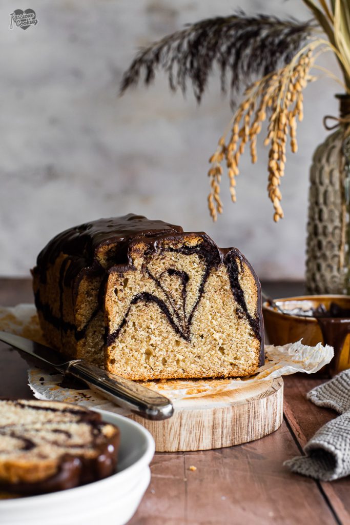 Tahini and Cocoa Pound Cake