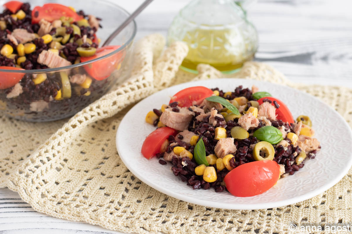 Venere Rice with Tuna and Tomatoes