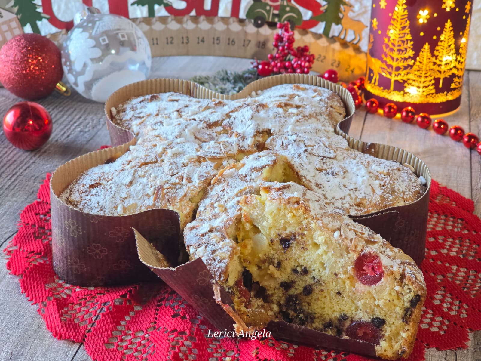 Clever Christmas Panettone Star Cake