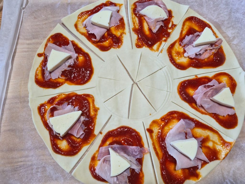 Savory Christmas Star with a Gooey Heart