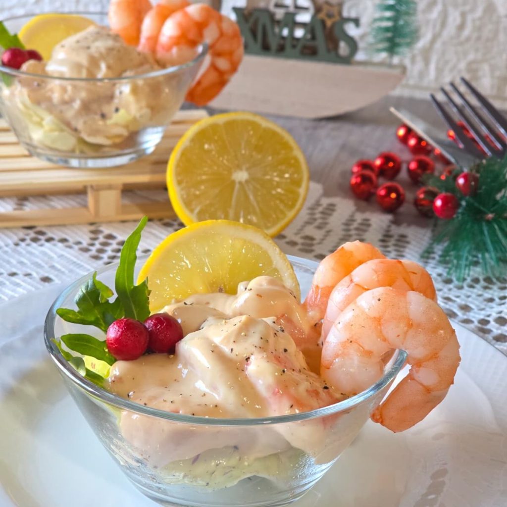 Shrimp in Cocktail Sauce
