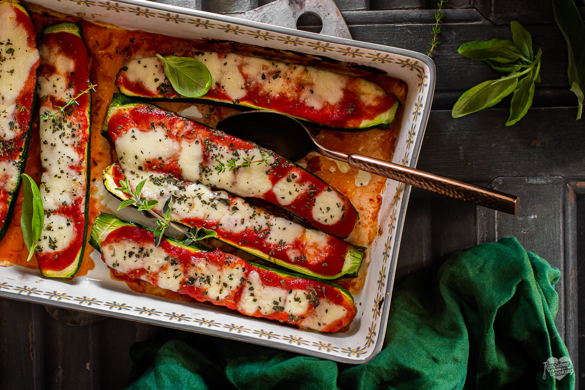 Zucchini Pizzaiola Style