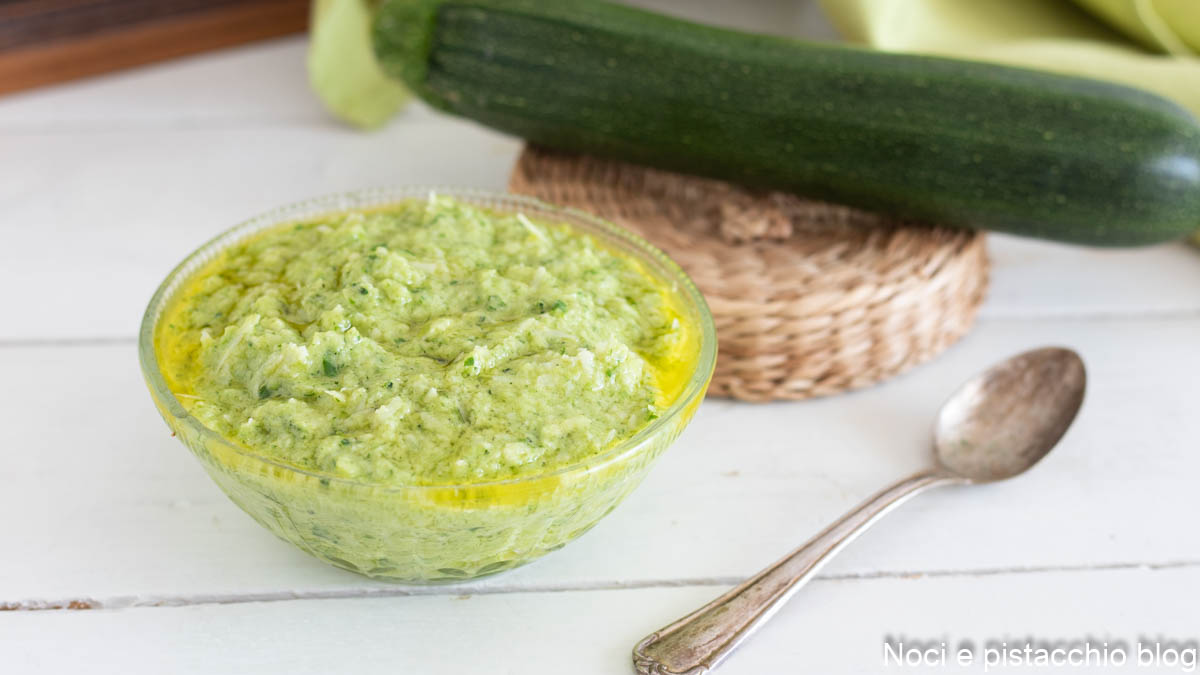 Zucchini and Walnut Pesto
