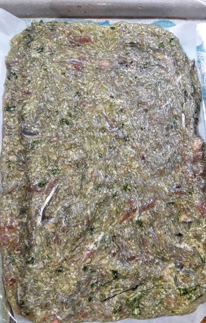 Whitebait with Vegetables and Fennel Pesto