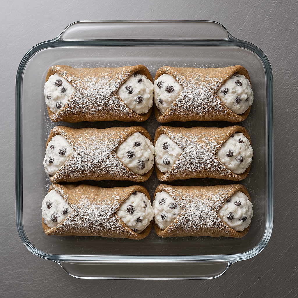 air fryer cannoli