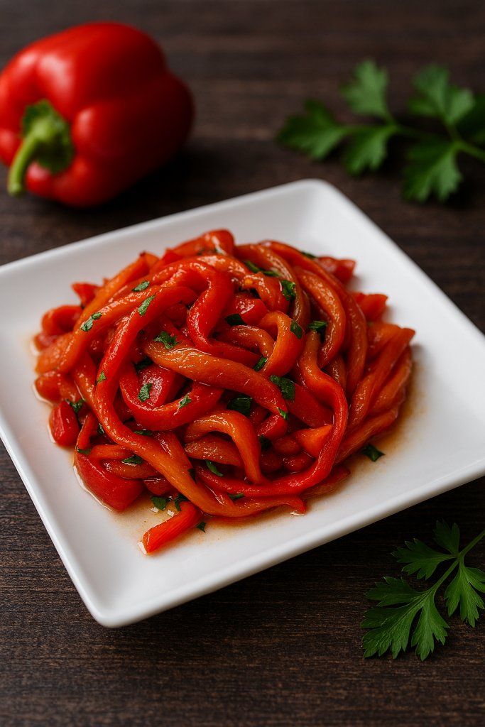 air fryer roasted peppers