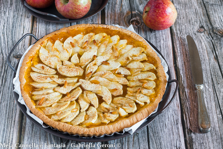 Apple and Jam Tart with Butter-Free Shortcrust Pastry