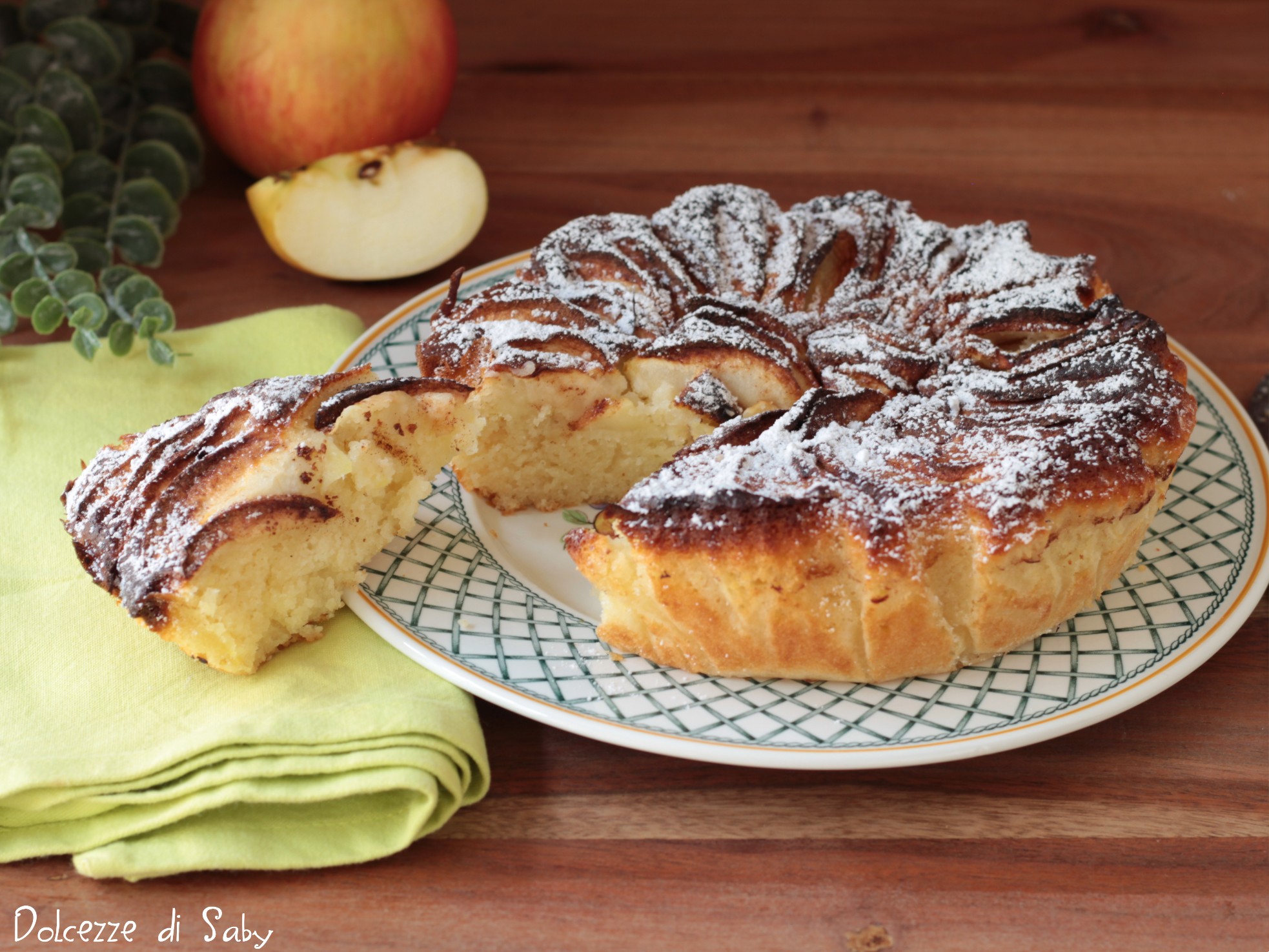 Air Fryer Apple Cake