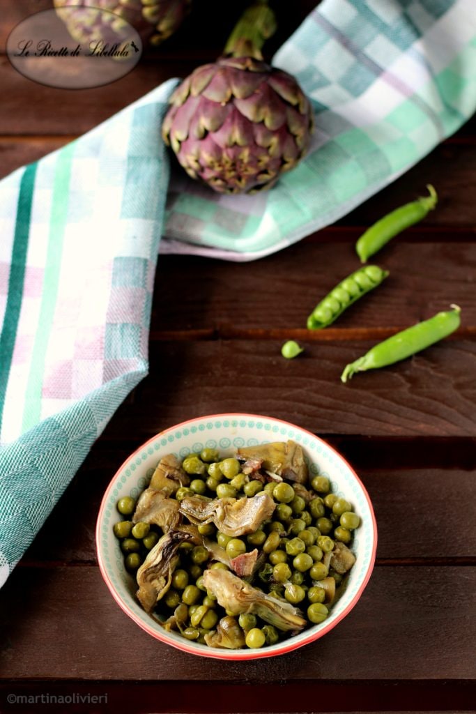 Artichokes and Peas with Bacon
