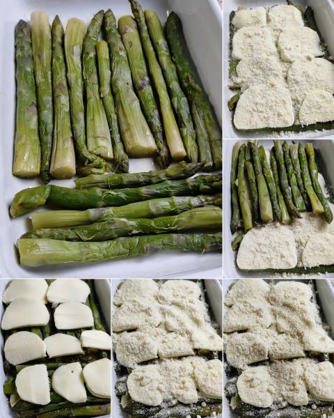 asparagus parmigiana preparation