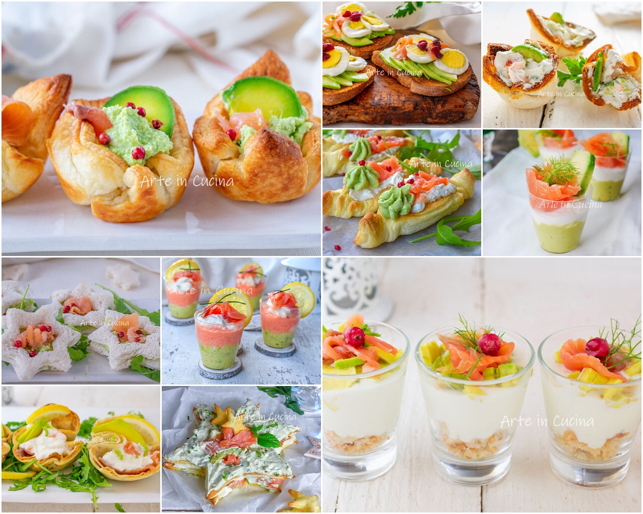 Appetizing Avocado and Smoked Salmon Appetizers