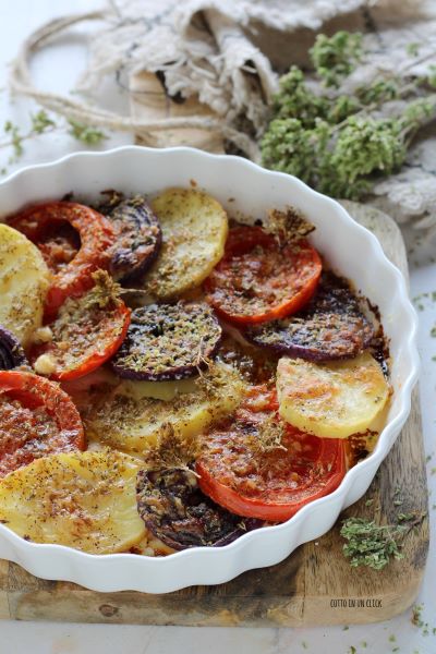 bake in a static oven at 392°F for 30 minutes and a few minutes with the grill