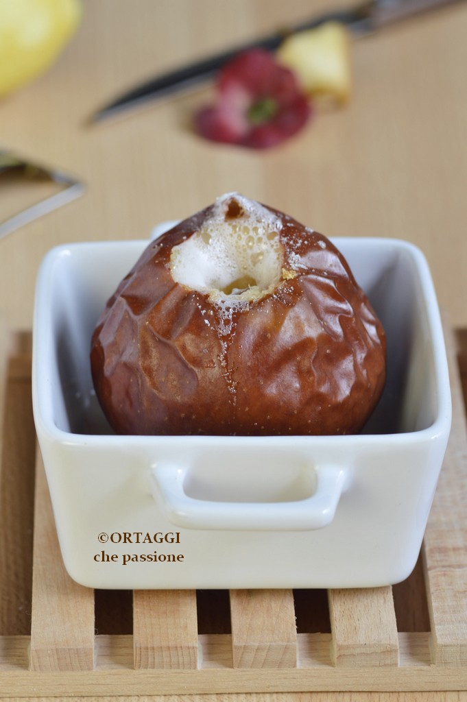 whole baked apples with skin