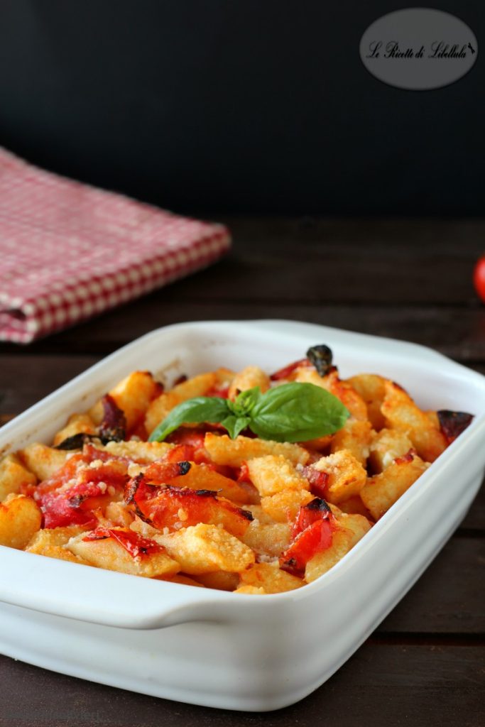 Baked Gnocchi with Speck and Cherry Tomatoes