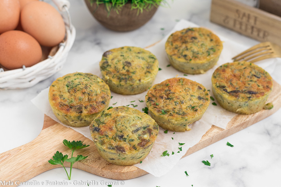 Baked Mini Omelettes with Vegetables