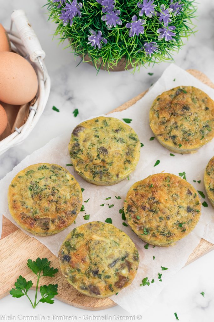 baked mini omelettes