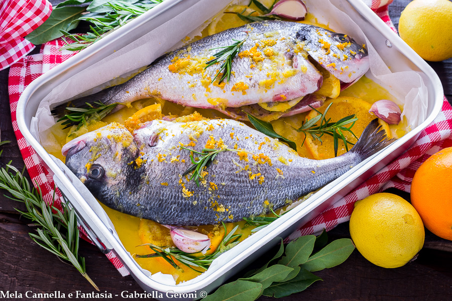 Baked Sea Bream with Orange and Lemon Easy and Tasty Recipe