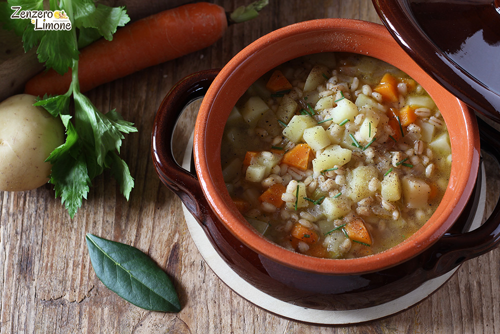 barley and vegetable soup