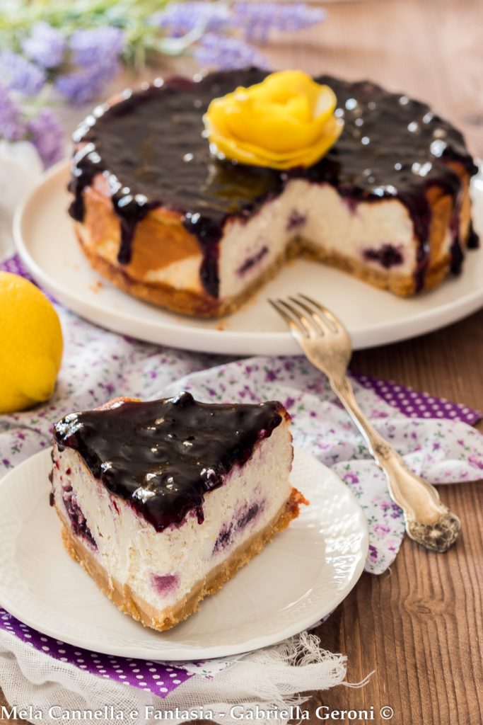 blueberry jam cheesecake