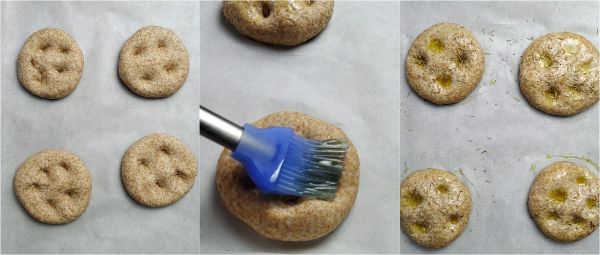brush the surface with the emulsion and bake in the oven