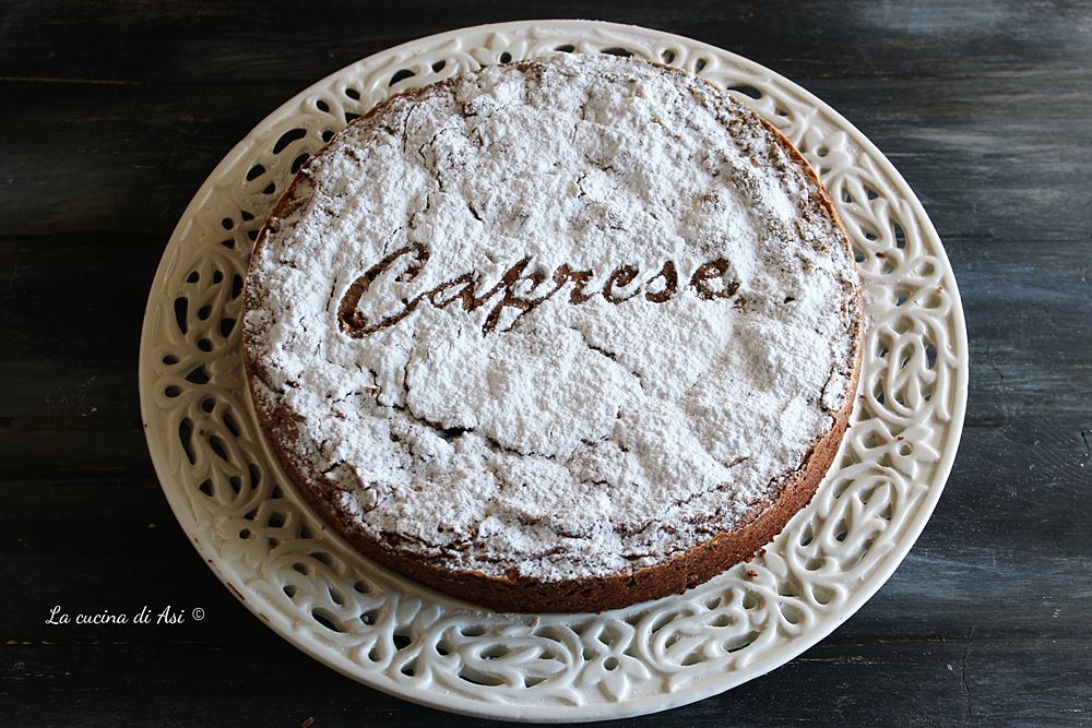 CAPRESE CAKE flourless recipe