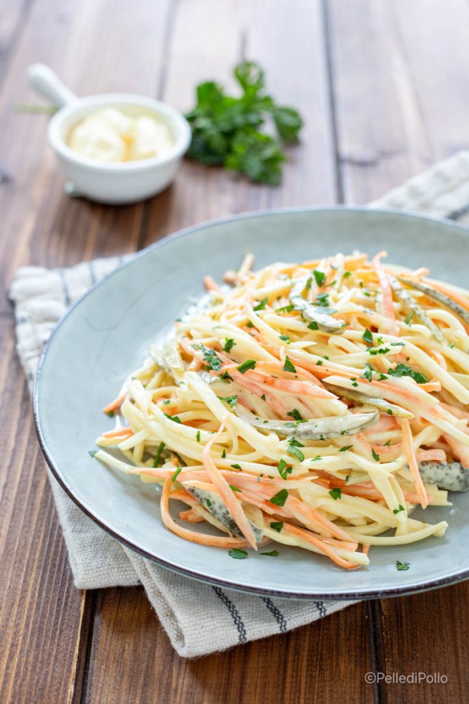 capricciosa salad with celeriac