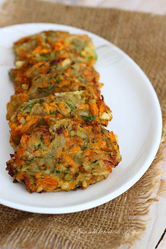 carrot and parsley fritters