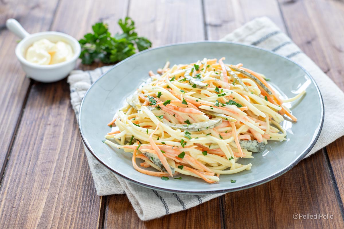 Celeriac and Carrot Salad