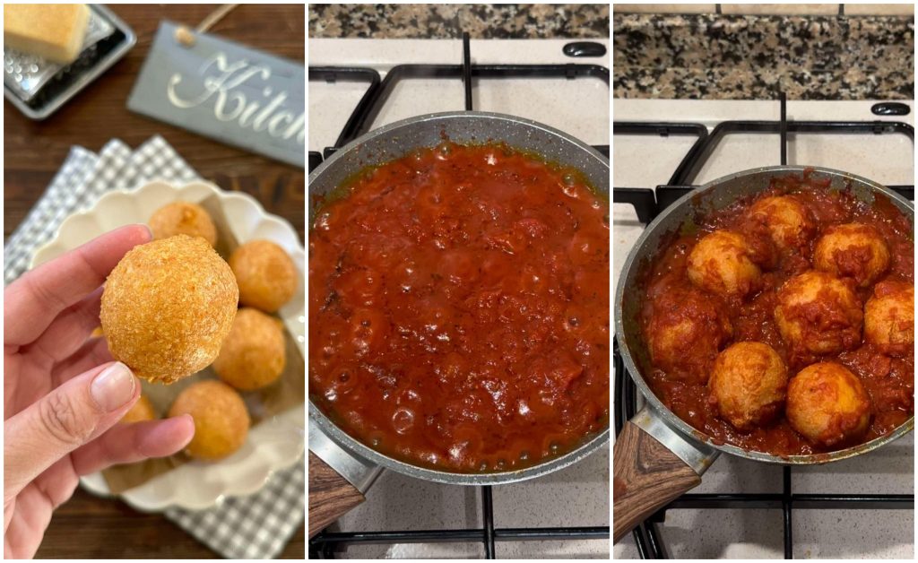 cheese and egg balls Abruzzese recipe