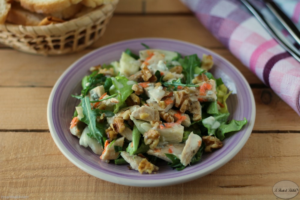 Chicken Salad with Gorgonzola Sauce