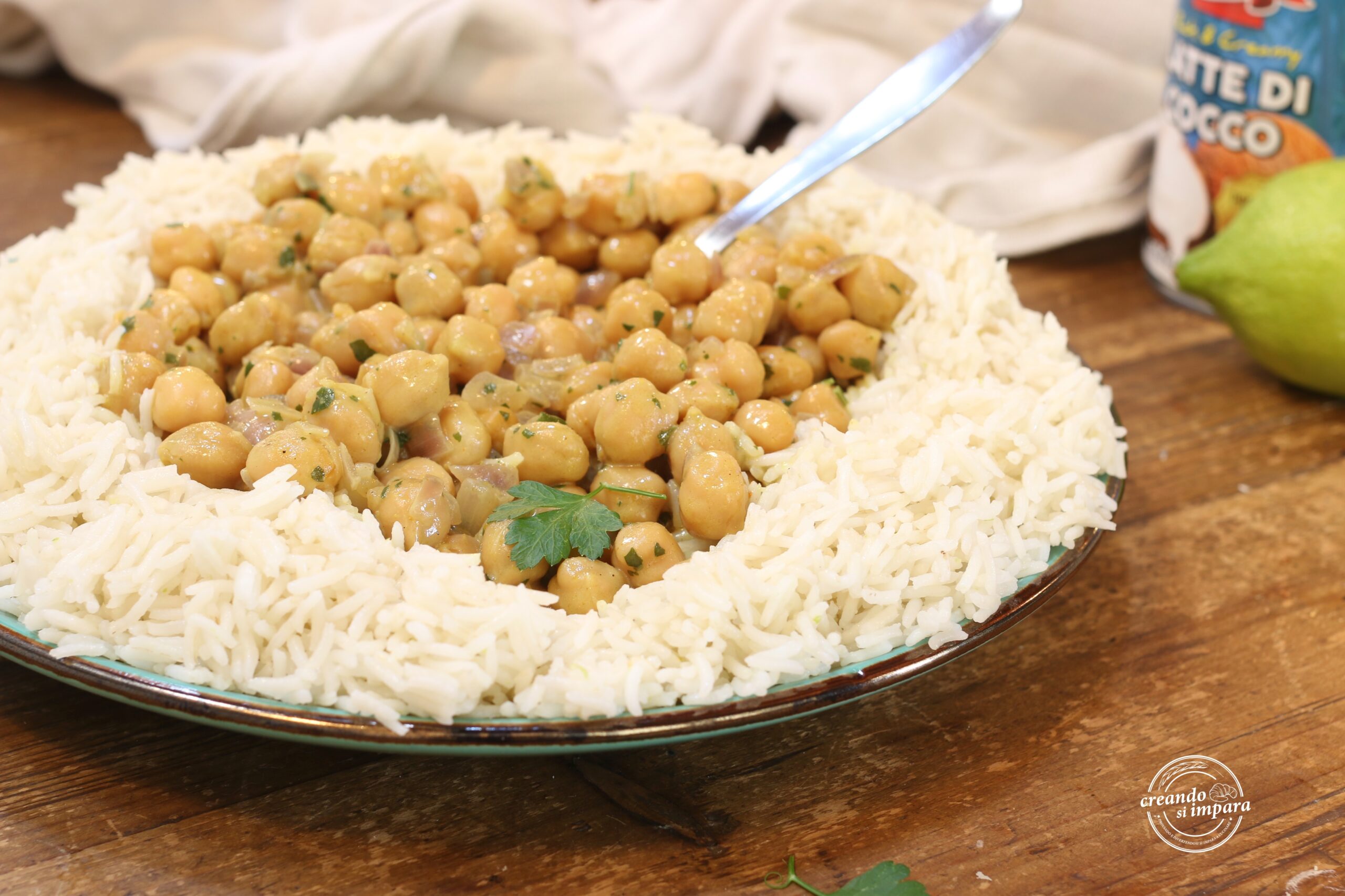 Chickpea Curry with Basmati Rice