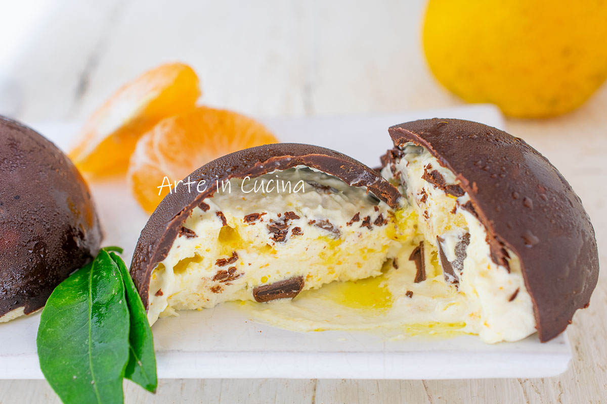 Mandarin Semifreddo Cakes