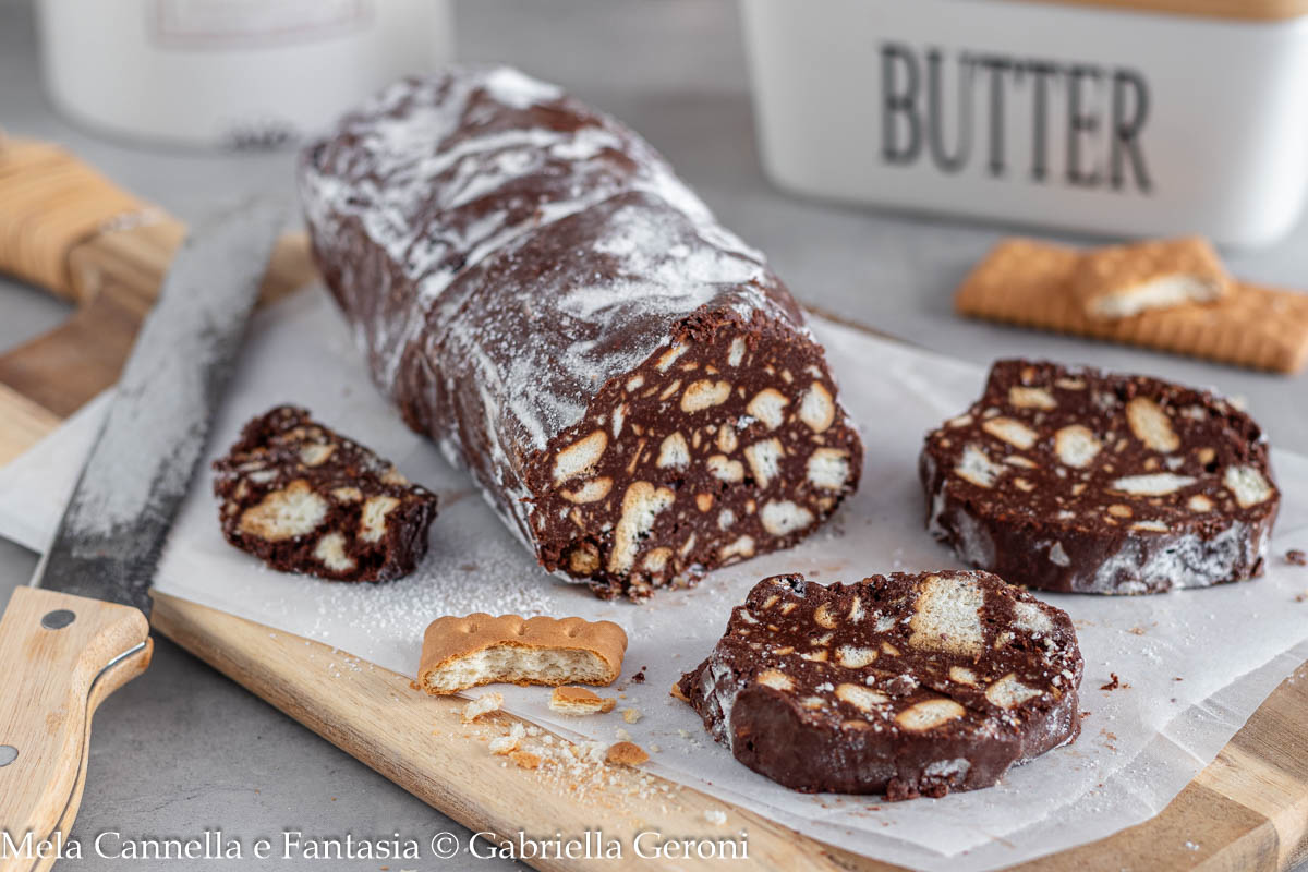 Chocolate Salami Without Raw Eggs: Easy and Quick Recipe