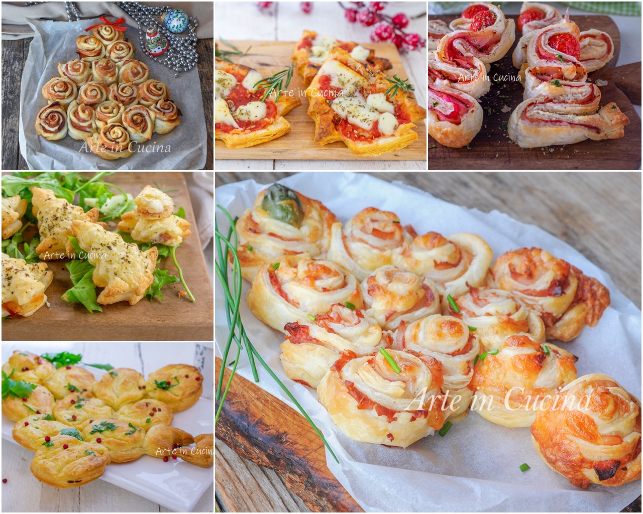 Christmas Trees with Puff Pastry