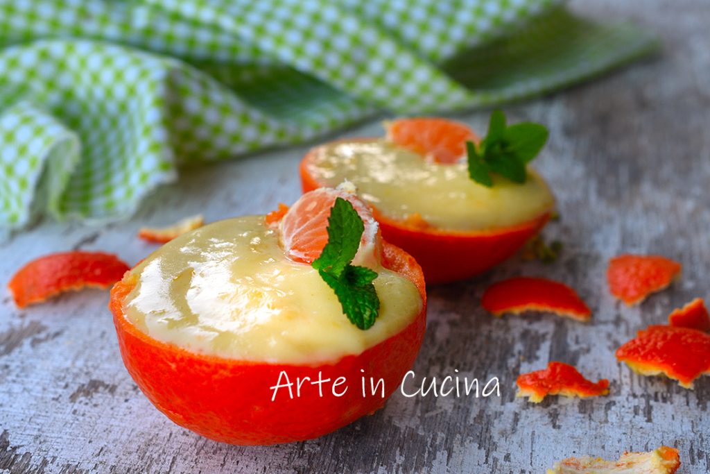 Clementine custard