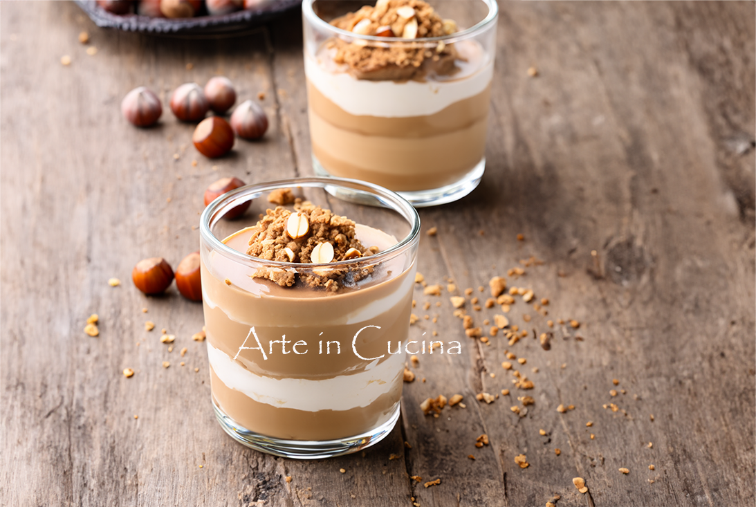 Coffee and Hazelnut Dessert Cups