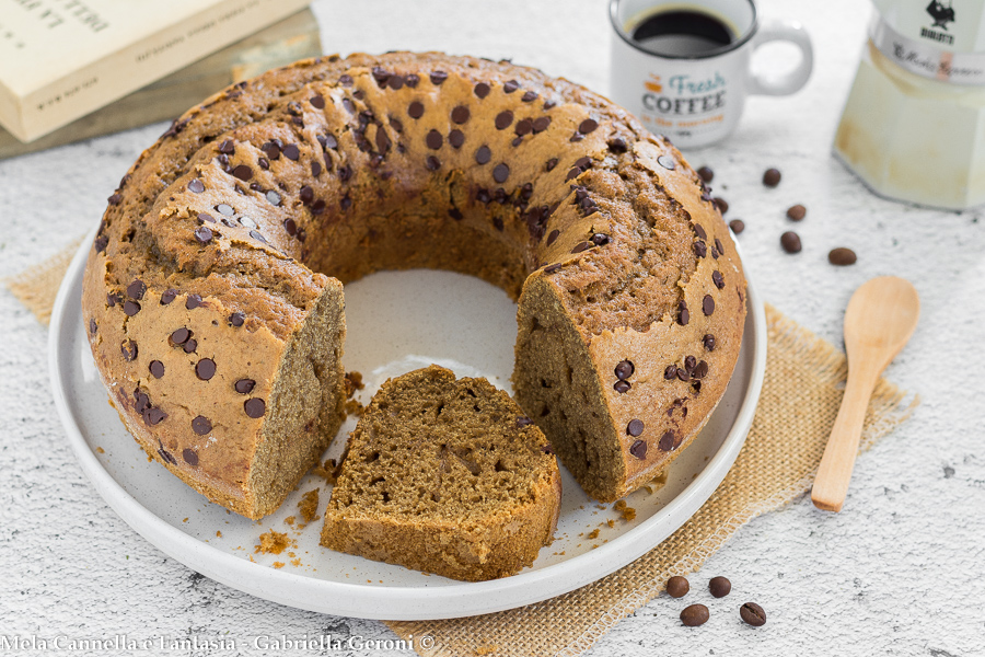 Ultra Soft Coffee Ring Cake Without Butter and Milk