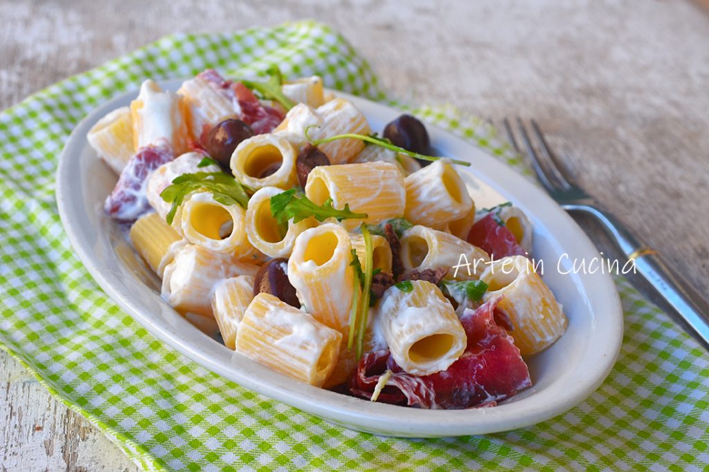 Cold Bresaola and Ricotta Pasta